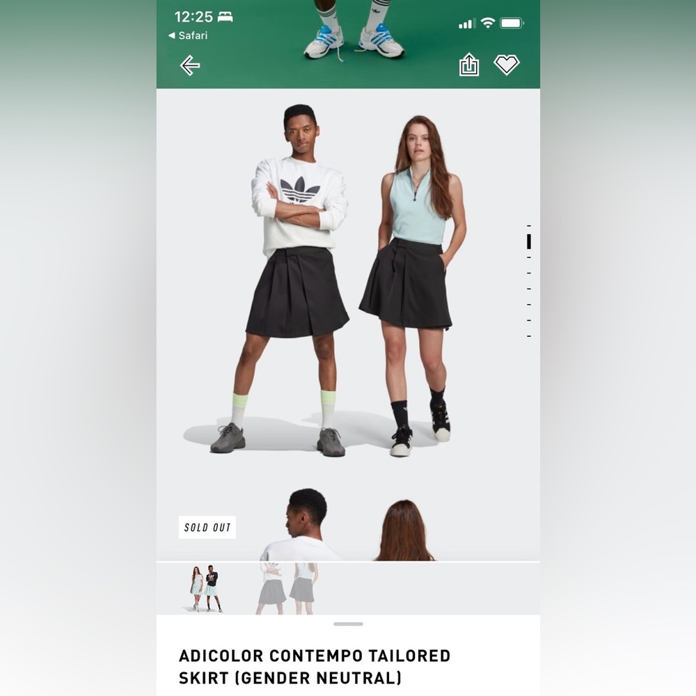 Adidas Contempo Tailored Skirt